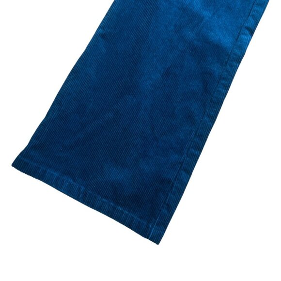 Laundry by Shelli Segal Dark Teal Stretch Corduroy Flare Bootcut Jeans Size 2 - Picture 2 of 10